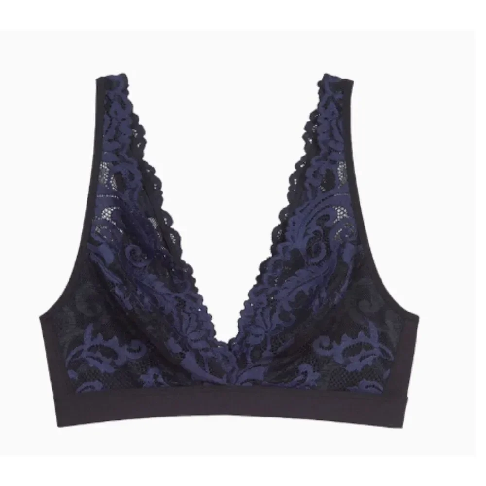 Wacoal Instant Icon Bralette Wire Free Lace Camisole Small